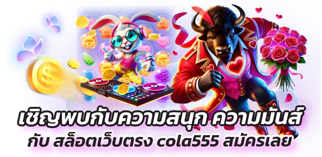 เชิญพบกับความสนุก ความมันส์ กับ สล็อตเว็บตรง cola555 สมัครเลย